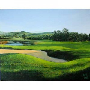 Golfkunst von Udo A. Heinrich: Bühne für das Spiel des Lebens II