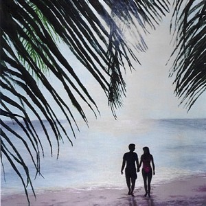 Sonne, Sand und Meer - Gemälde von Udo A. Heinrich: Honeymoon