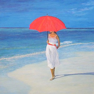 Sonne, Sand und Meer - Gemälde von Udo A. Heinrich: Petronella