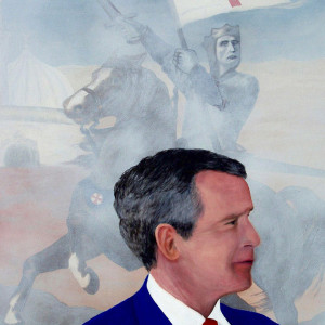 Profile + Verbindungen - Gemälde von Udo A. Heinrich: Kreuzzug gegen das »Böse« - damals Gewürze, heute Öl